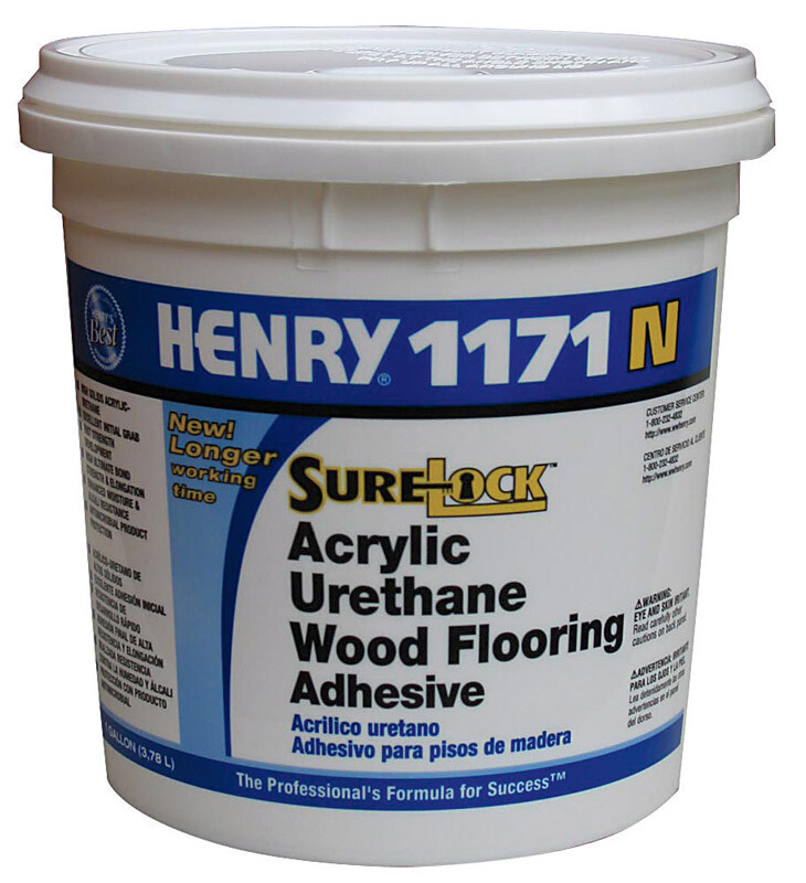 Henry 12235 Sure Lock High Solid Acrylic Urethane Wood Floor Adhesive 1 gal.