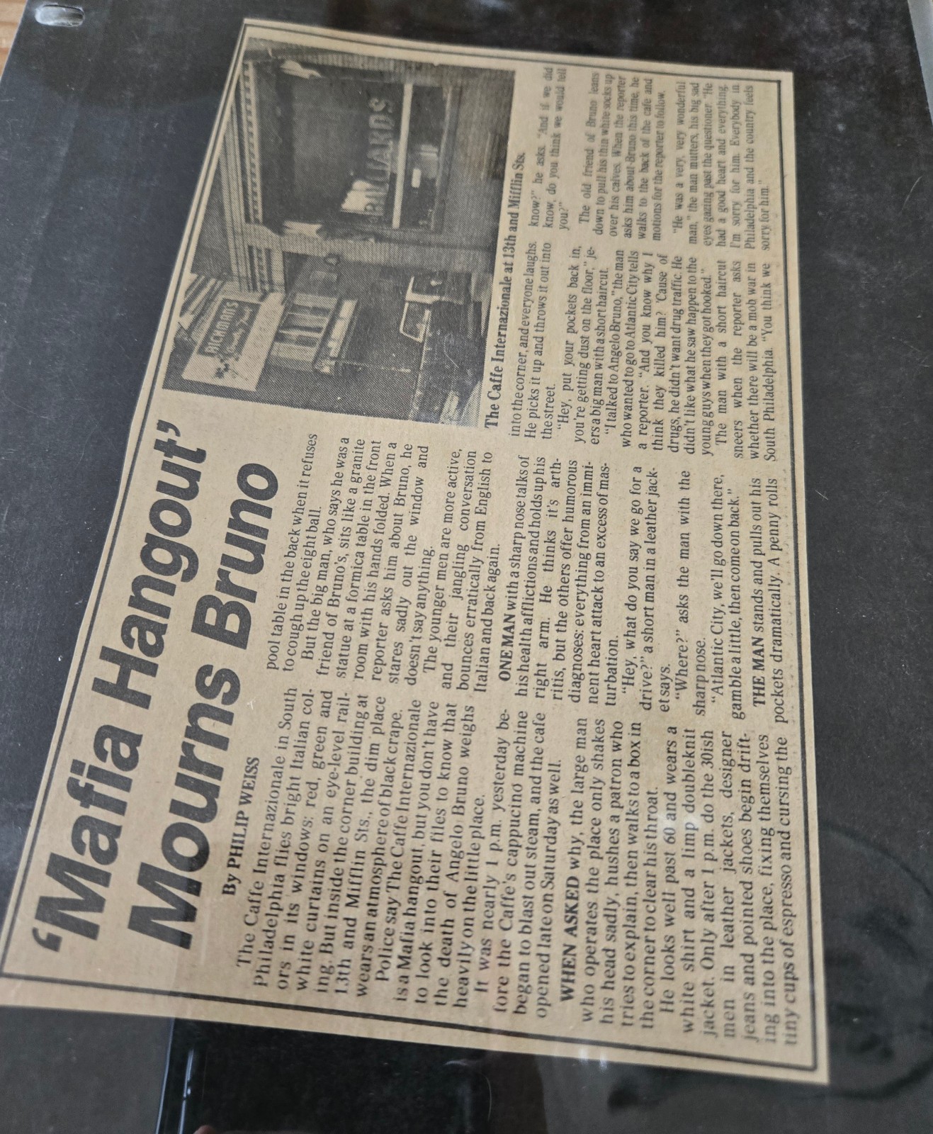 Philly Mob Collection - Angelo Bruno & Philip Testa - Photos, Documents, Etc.