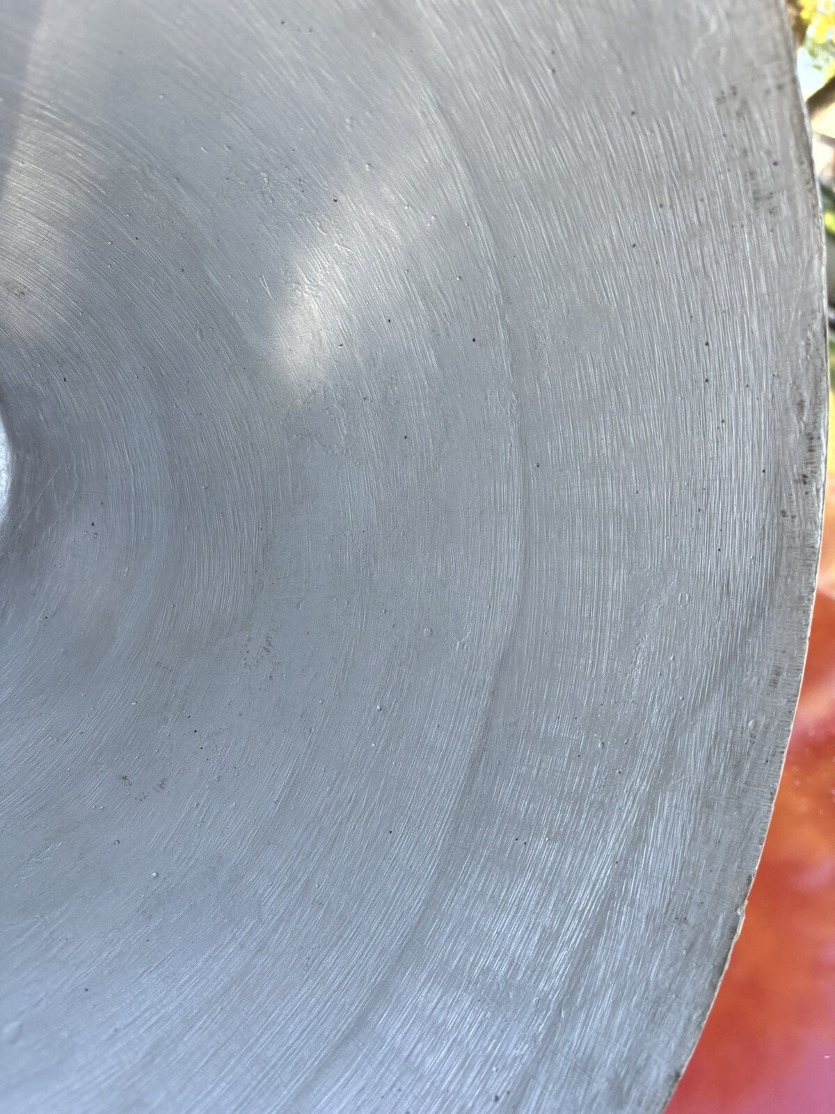 Rare UNIQUE Vintage Ceramic Clay ceramic Lamp Shade Heavy Brown Pottery Tribal