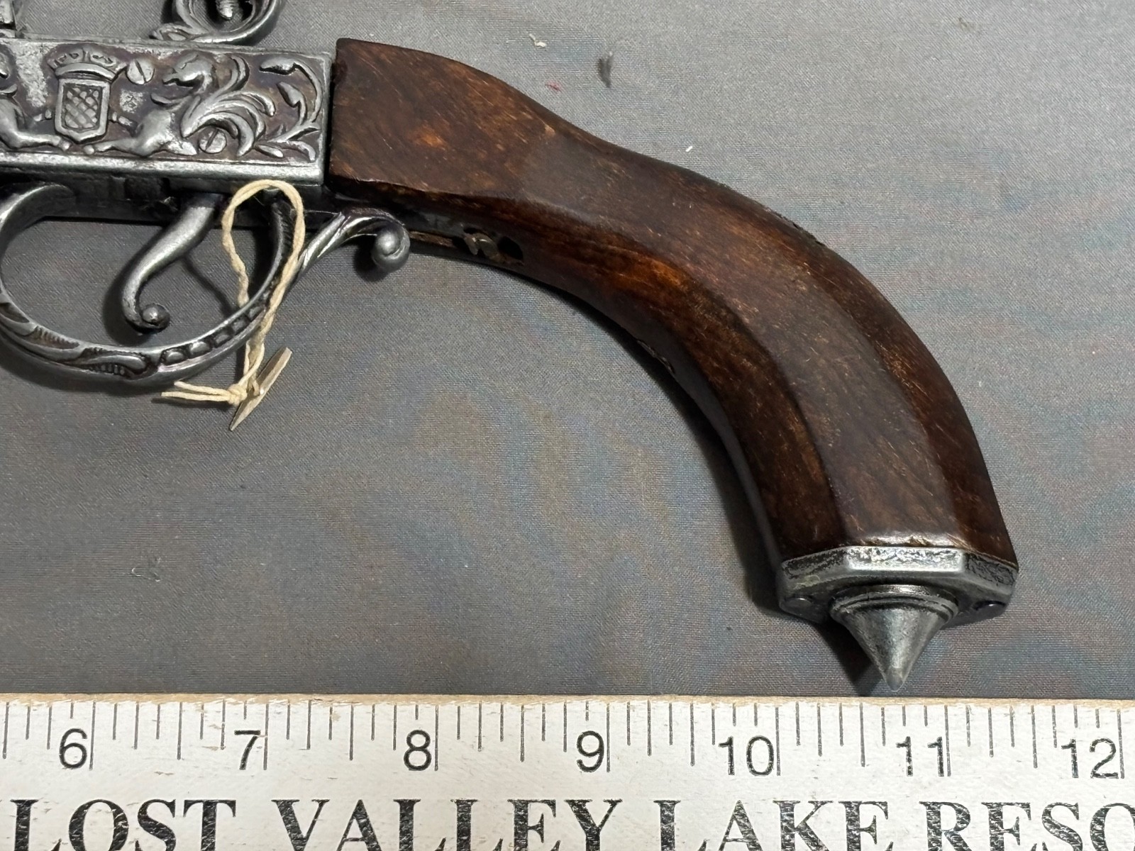 Vtg non firing 1700s 18th Century FLINTLOCK PISTOL Movie Prop COSPLAY PIRATE