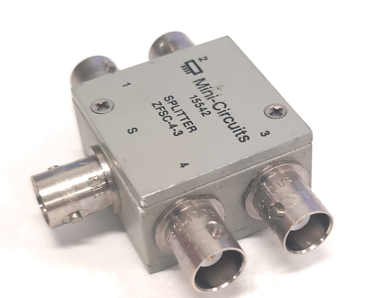 Lot of 5 Mini-Circuits 10 to 300 MHz BNC Power Splitter/Combiner ZFSC-4-3