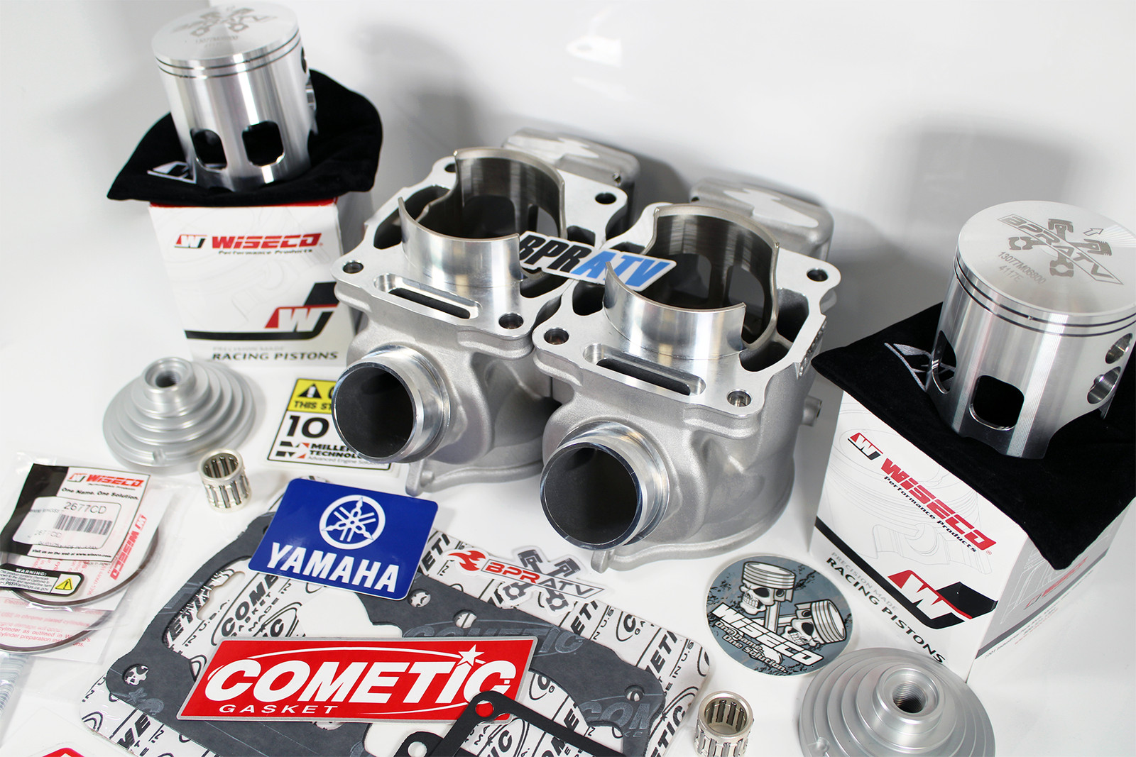 Yamaha Banshee Athena Style 68mm 400cc Big Bore Cylinders Wiseco Pistons & Domes