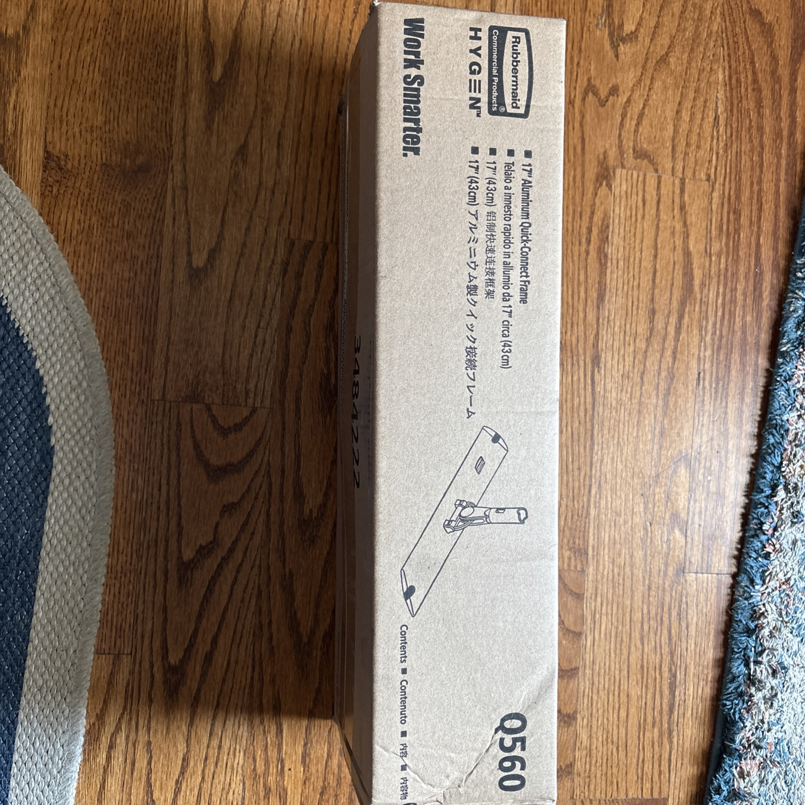 Rubbermaid FGQ56000YL00 Frame FOR Mop Hygen Wet/Dry 18" 6/Pk