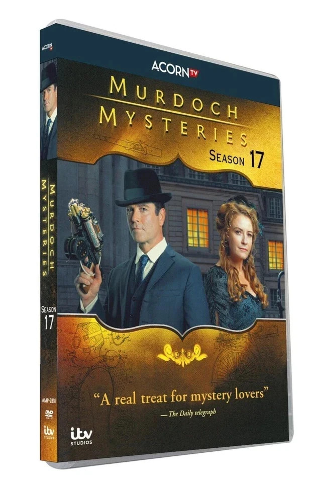 Murdoch Mysteries: Complete TV Series Seasons 1-18+3Moive (DVD 81-Disc Set)..