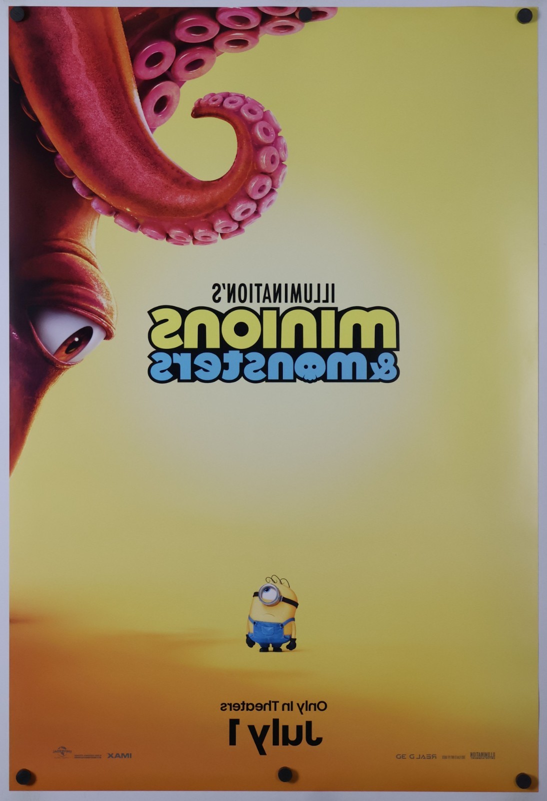 Minions & Monsters - original DS movie poster D/S 27x40 2026 MINT Advance