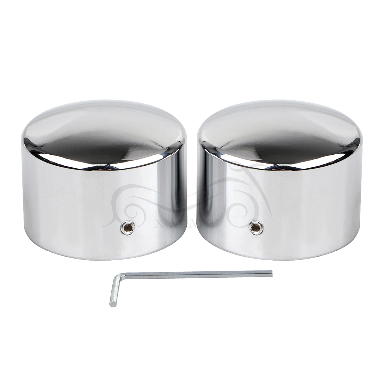 Chrome Front Axle Nut Cover Cap For Harley Touring Road King FLHRS FLHRC Dyna US