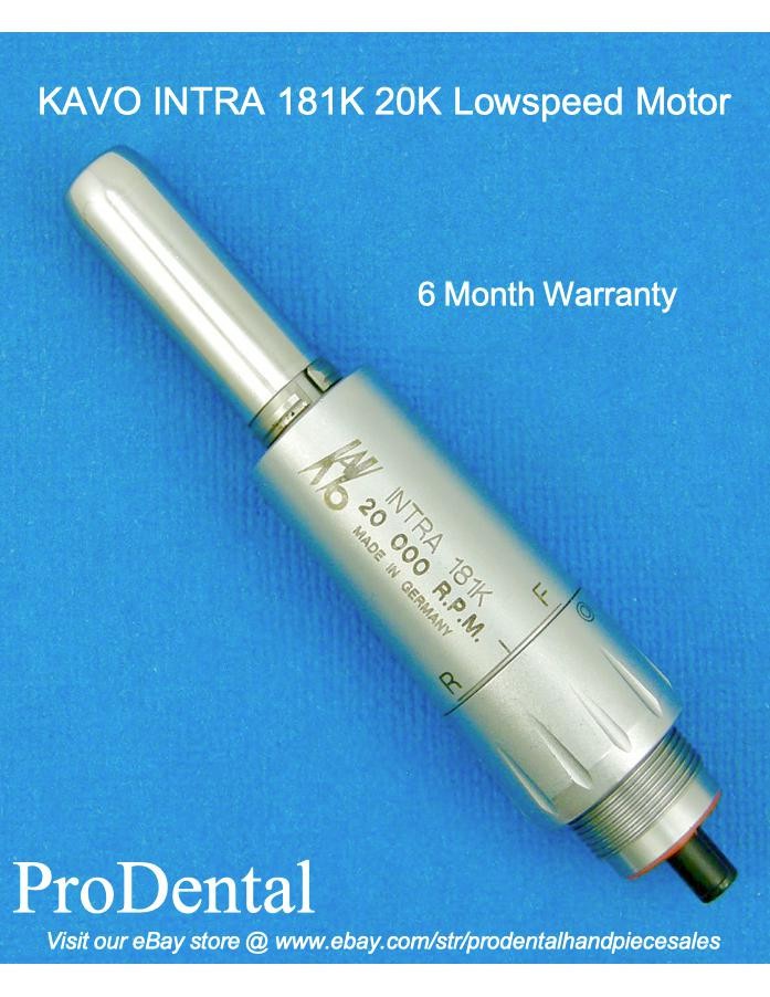 Kavo INTRA 181K 20,000 rpm Dental Handpiece Lowspeed Motor - ProDental