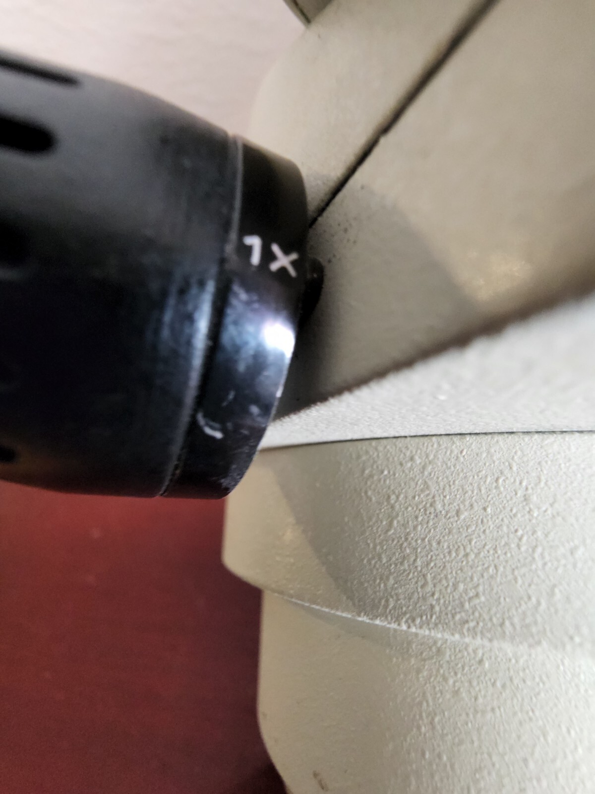 LW SCIENTIFIC VISION 1X & 2X MICROSCOPE BODY. W/PLAN 10X22 EYEPIECE. WORKS