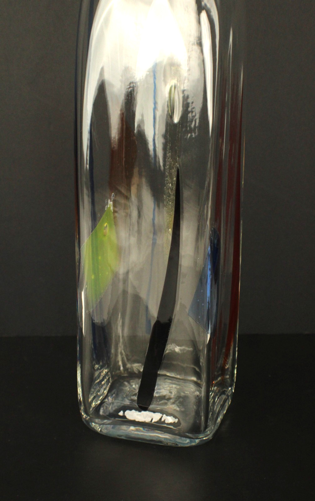 Vintage Tall Signed Blenko 2006 18 3/4"H x 4"W