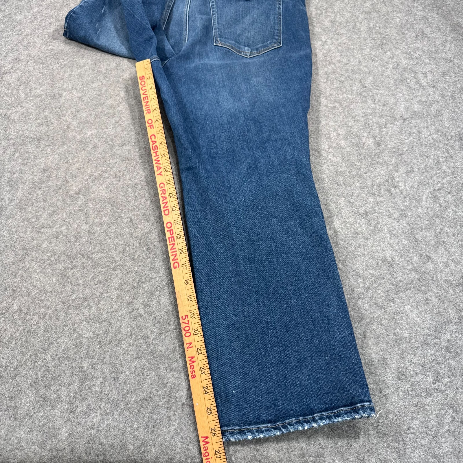 Good American Blue Denim Good Straight Compression Jeans Women's Size 20