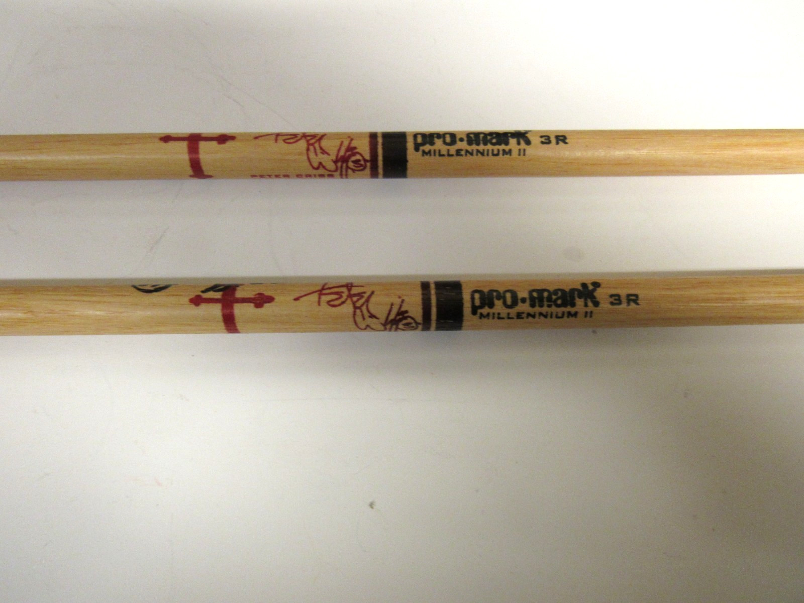 KISS Peter Criss Signed Autograph Drumsticks Pro Mark Limited Edition