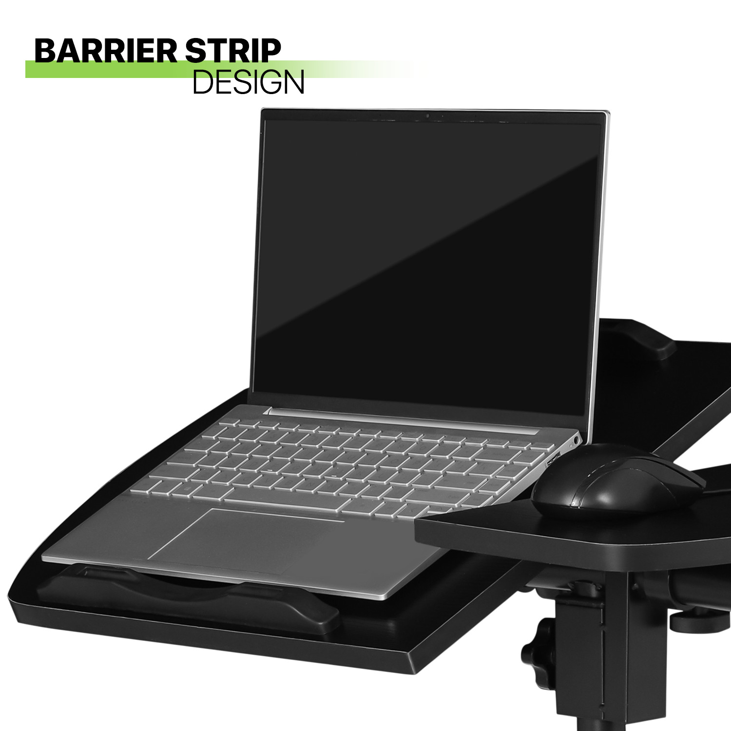 [ADJUSTABLE HEIGHT & ANGLE DESK] Rolling Swivel Laptop Table Portable Sofa Tray