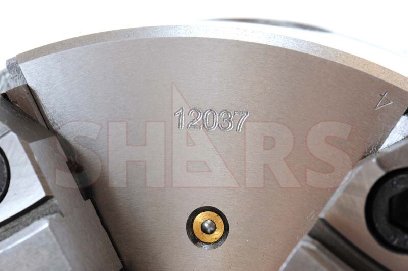 Shars 10" 6 Jaw Adjustable Universal Lathe Chuck .0005" TIR + Certificate R[