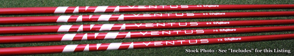 Fujikura Ventus Red Driver Shaft 5R/5S/6S/6X/7S/7X w/Tip&Grip NonVelocore NEW