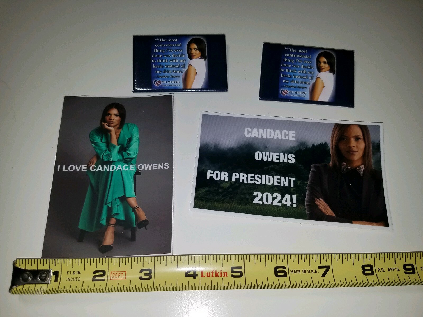 Candace Owens likely First Woman President Buttons