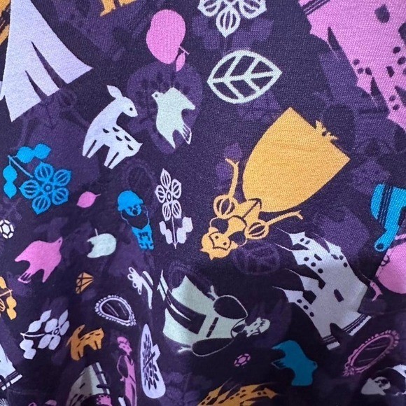 New LuLaRoe Kids Disney Scarlett High Low Dress Size 10