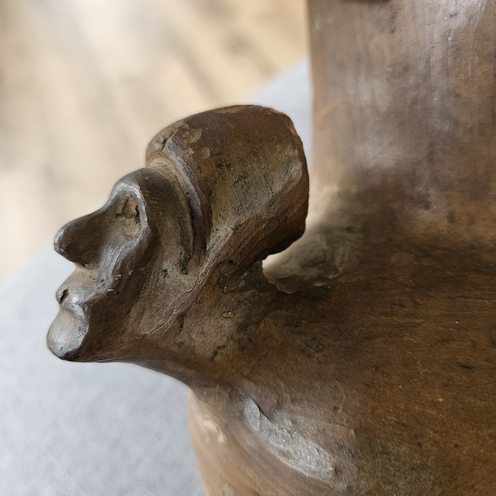 Catawba indian pottery, Unsigned Hagler Head