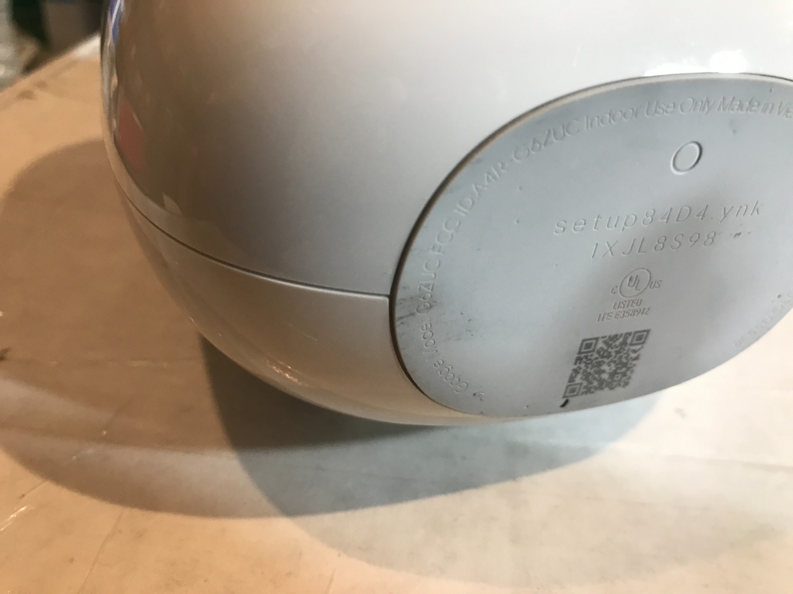 Google Nest WiFi Pro 6E AX5400 Mesh Router White G6ZUC No Adapter USED