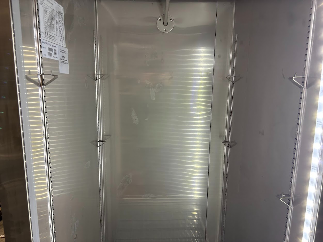 U-STAR USFZ-1D-G 29" Stainless Steel One Section Glass Door Reach-In Freezer