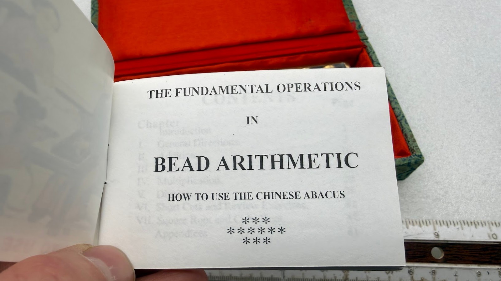 Brass Mini Abacus In Original Box still wrapped looks new as shown!!