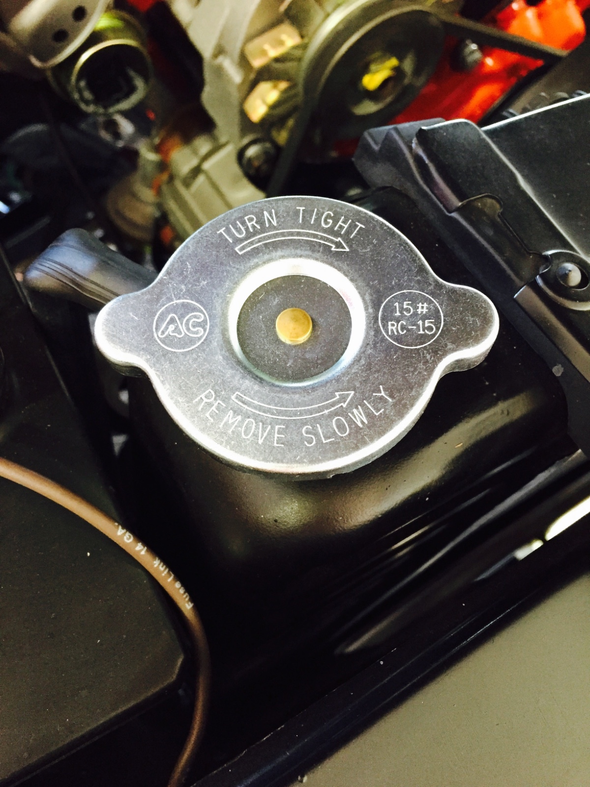 Radiator Cap RC15 Cooling GM Restoration New Chevelle Camaro GTO 442 Nova Etc.