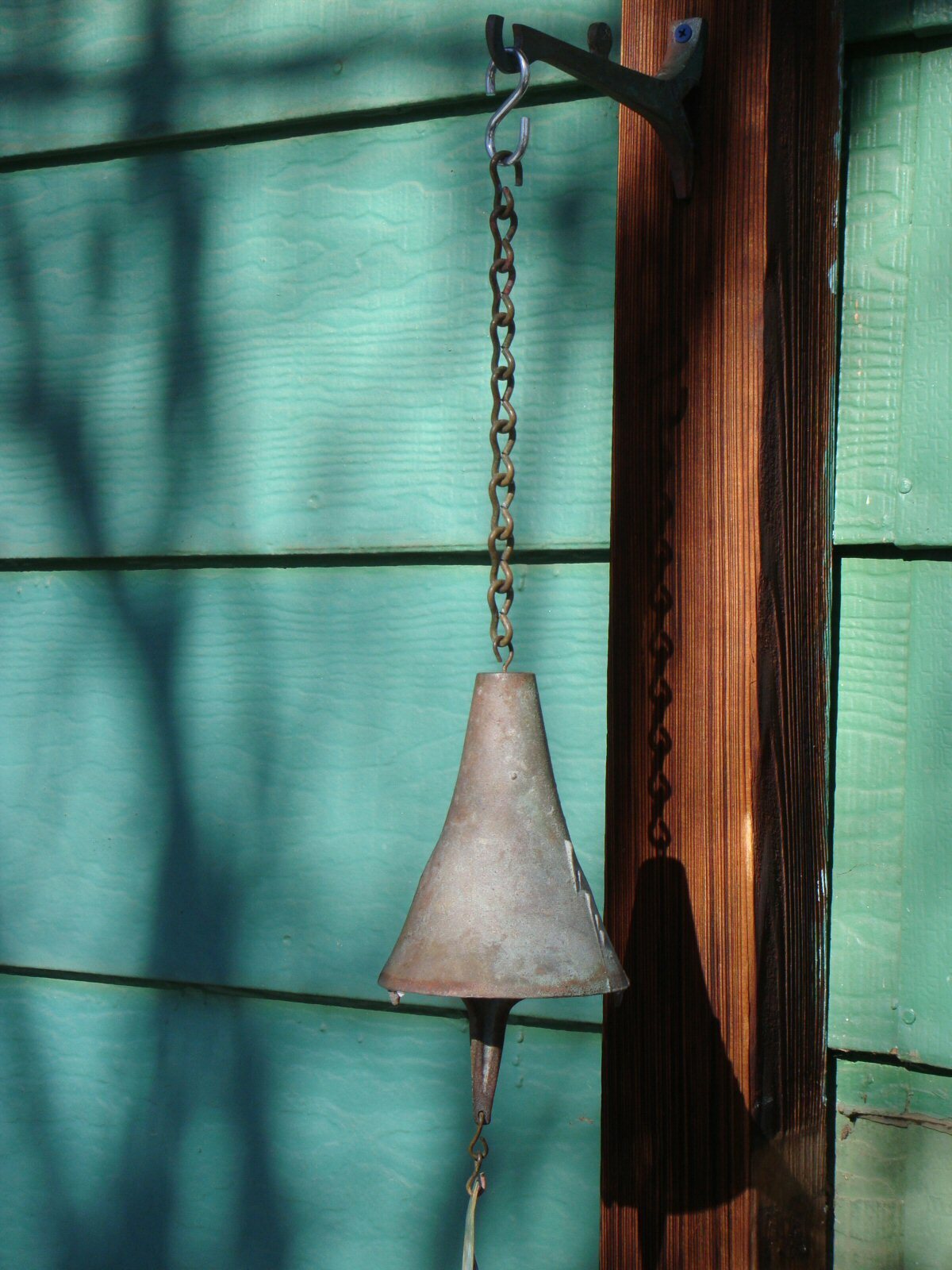 Soleri 9" Patina Replacement Hanging Chain for Mid-Size Bronze Wind Bell / Chime
