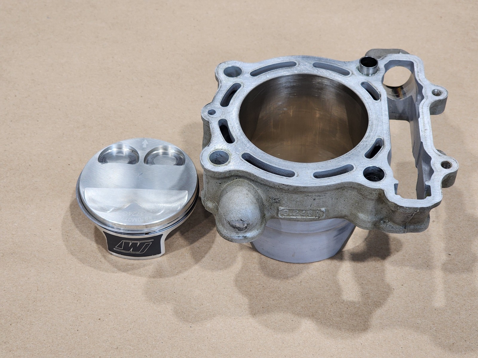 2009 Kawasaki KX250F KX 250F II Cyliinder Jug & Piston - VERY  NICE