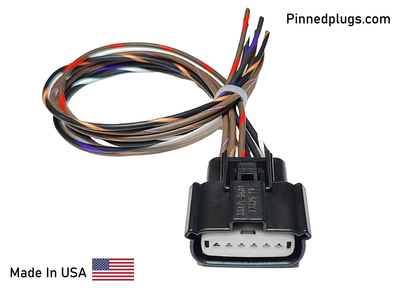 HARLEY DAVIDSON PRE-WIRED THROTTLE BODY 6 PIN CONTROL ACTUATOR CONNECTOR PLUG