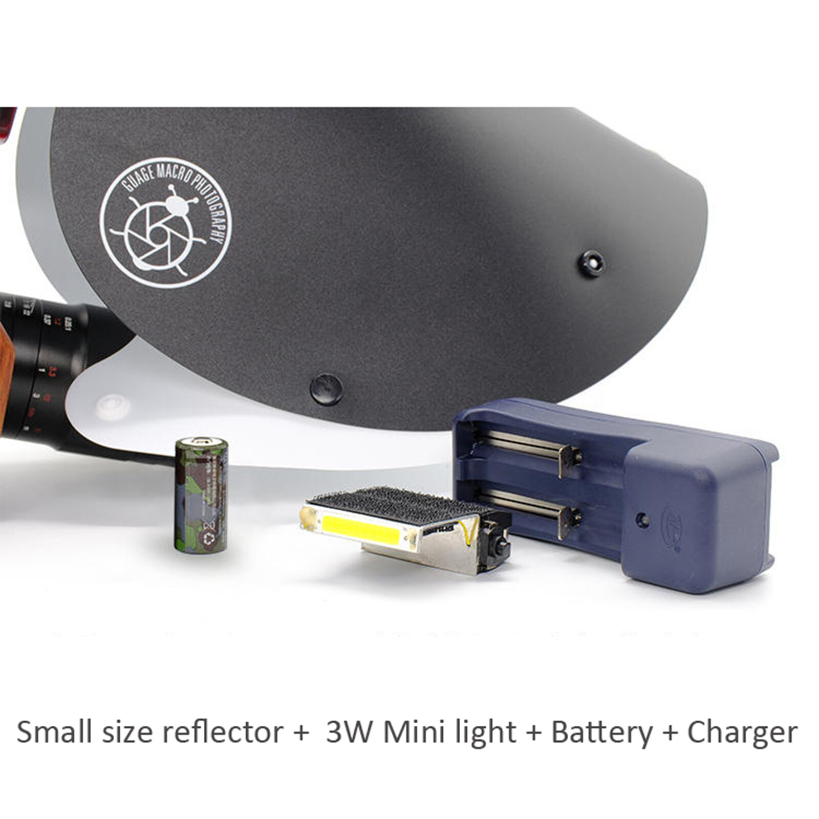 Macro Diffuser Reflector Soft Light Cover For Canon 100 Sony 90 Nikon 105 Lens