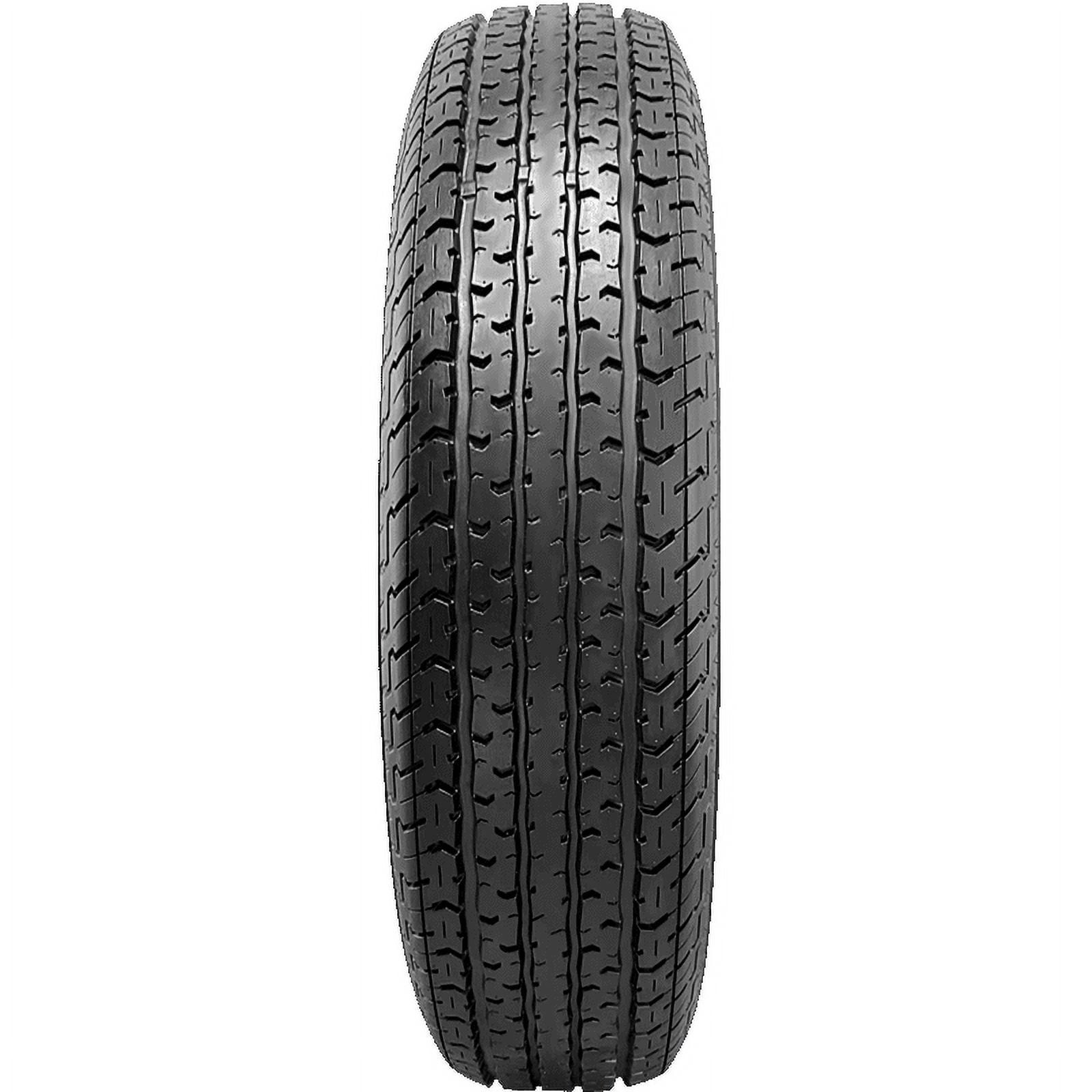 Set of 4 ST205/75R15 Trailer Tires Travelstar Ecopath ST 107/102M 8Ply 205 75 15
