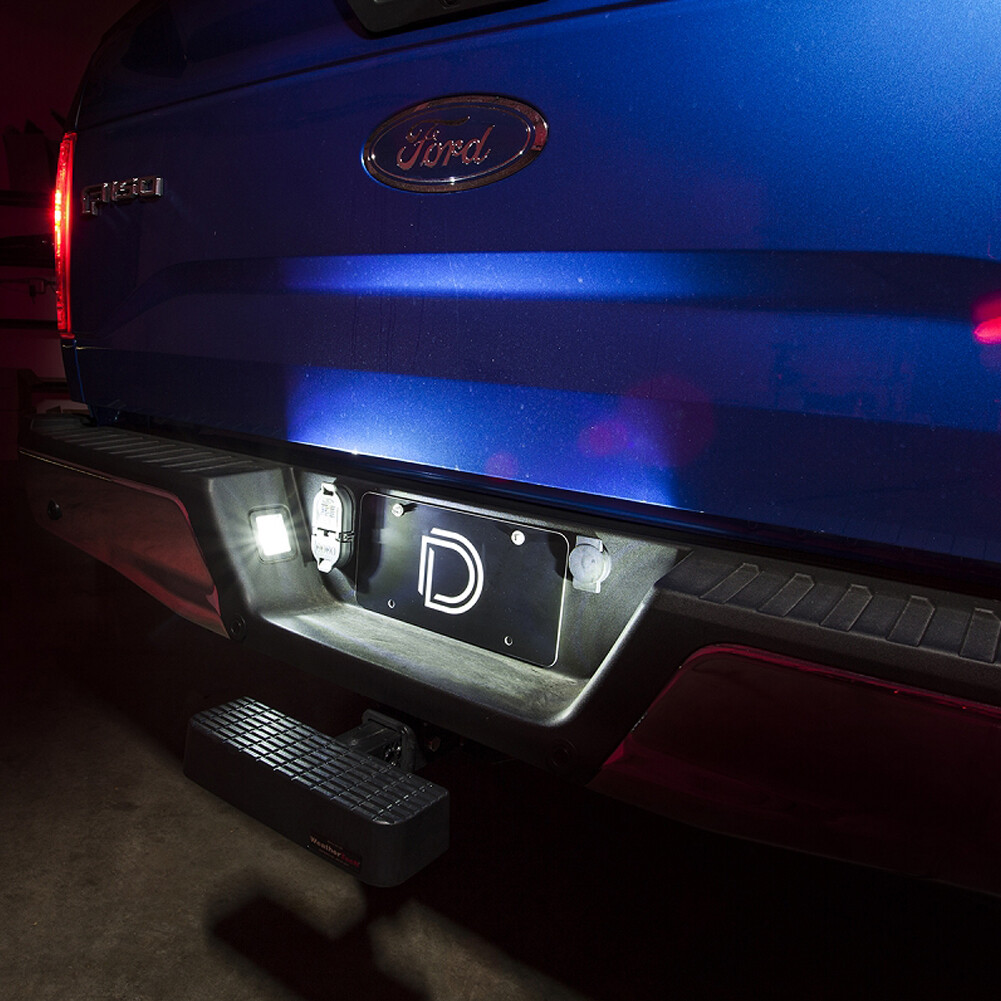 White LED License Plate Light Assembly For 2015-2020 2021 2022 2023 Ford F-150