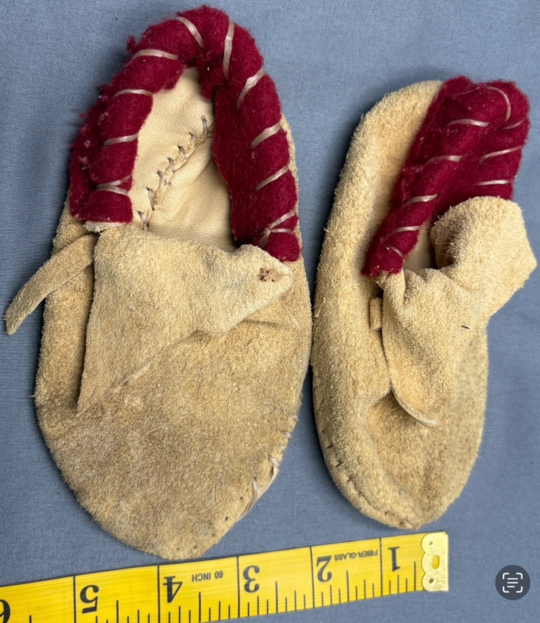 Lot of Three (3) Vintage Native American Moccasins