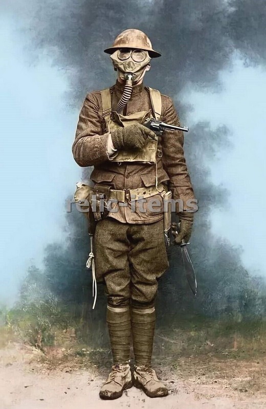 PICTURE PHOTO WW1 TRENCH WARFARE WESTERN FRONT US SOLDIER 7191