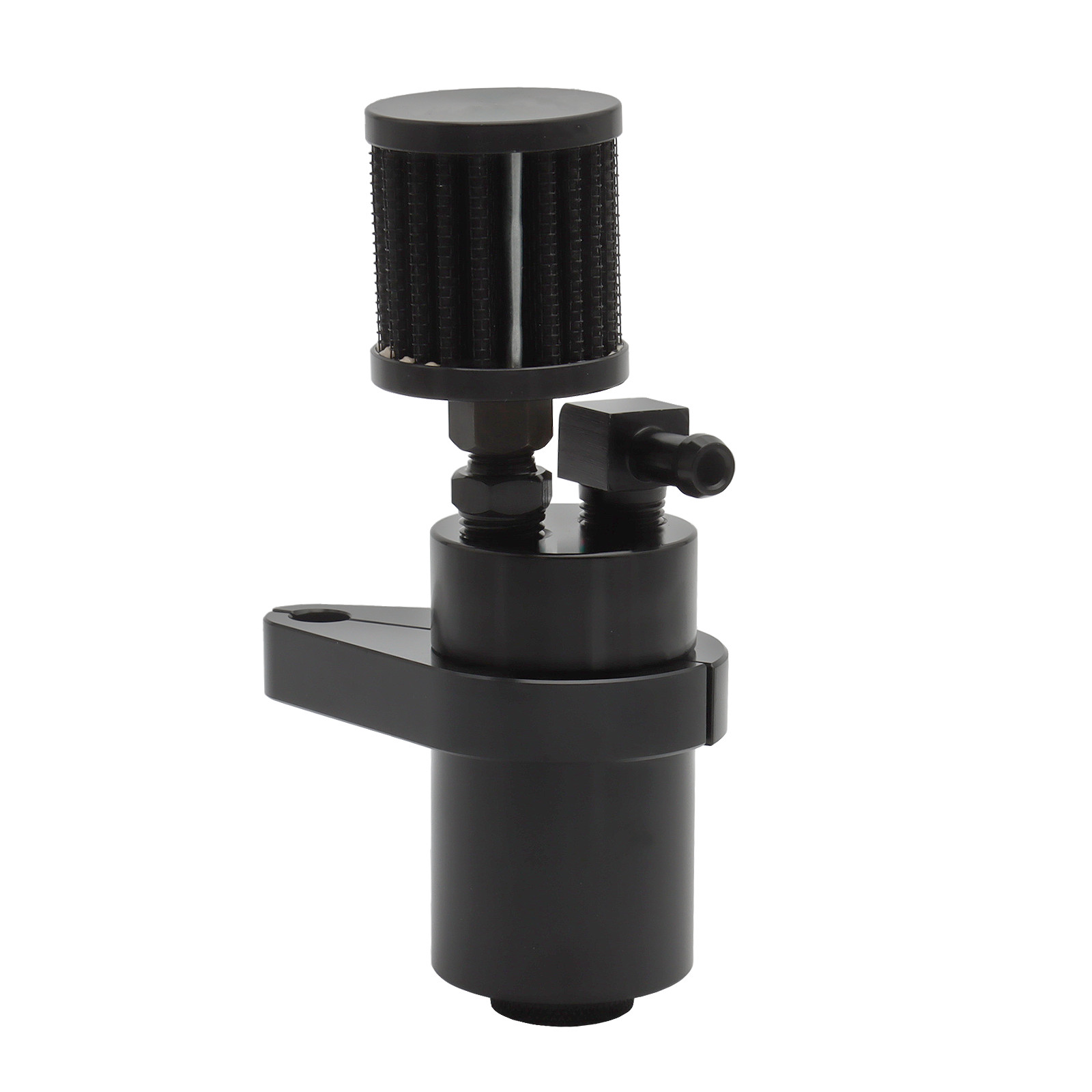 Aluminum 40-0568 Engine Breather Oil Catch Can Collector For Harley BMW Indian