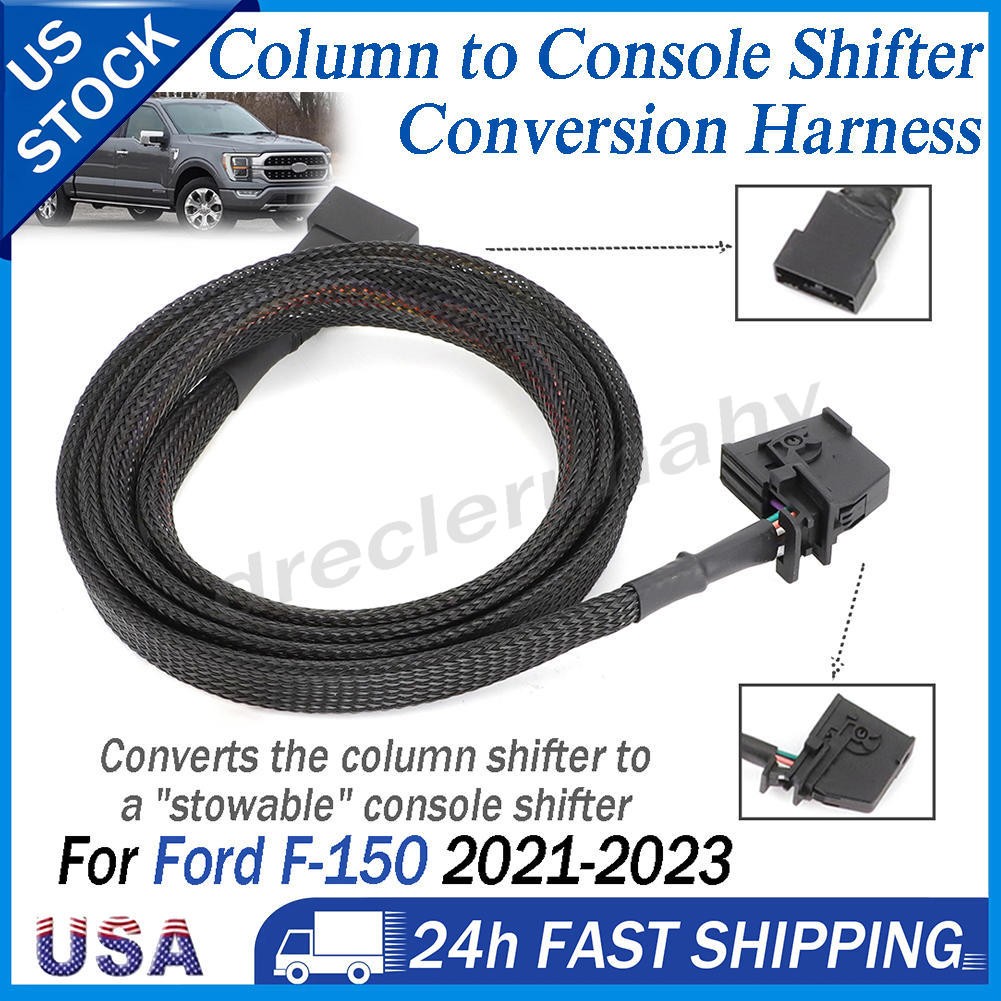 Conversion Harness For 2021-2023 Ford F150 Column to “STOWABLE” Console Shifter