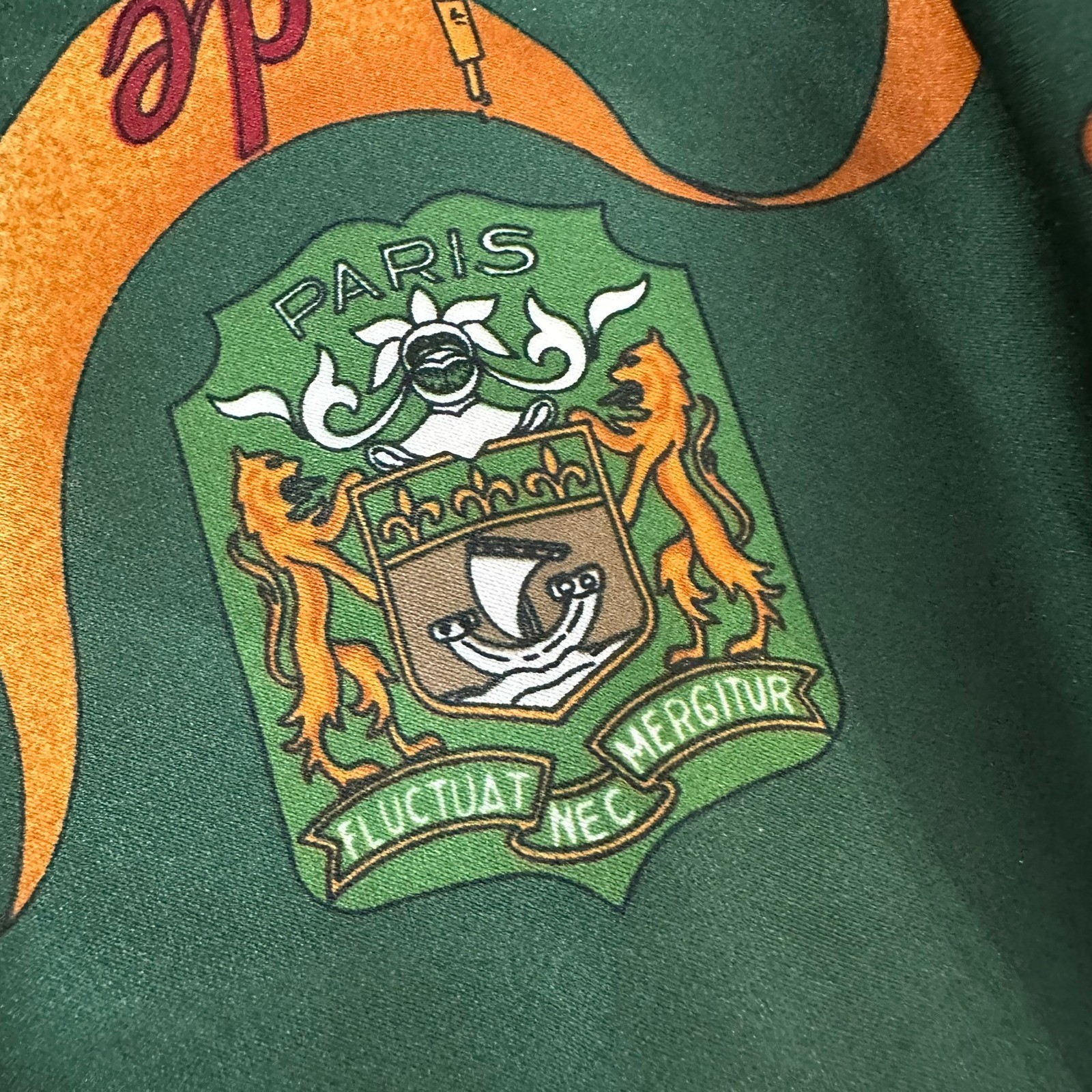 Womens Vintage Paris Scarf Souvenir De Paris Eiffel Tower Landmarks Parisian