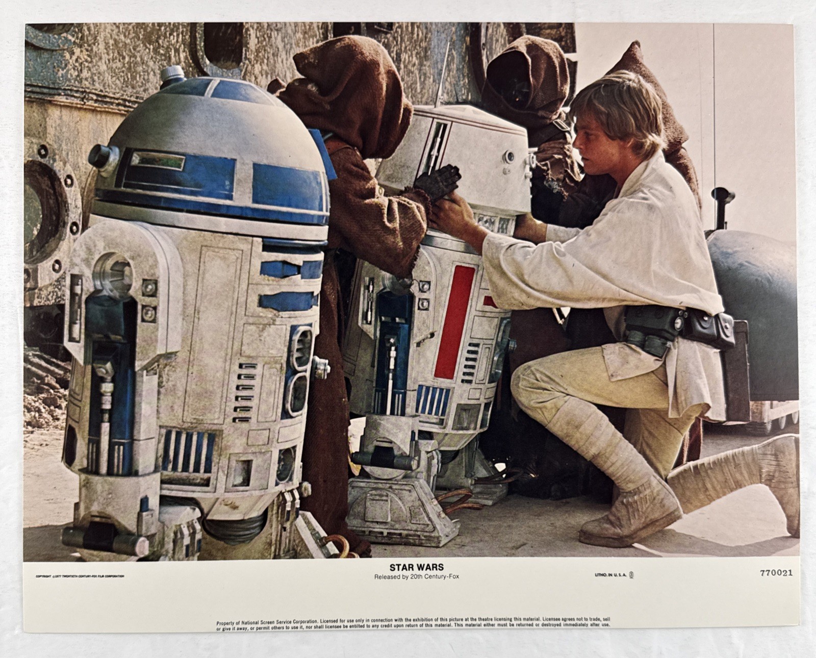 STAR WARS Lobby Card Set of 8 (VeryFine+) 1977 Sci-Fi Movie Poster 28082