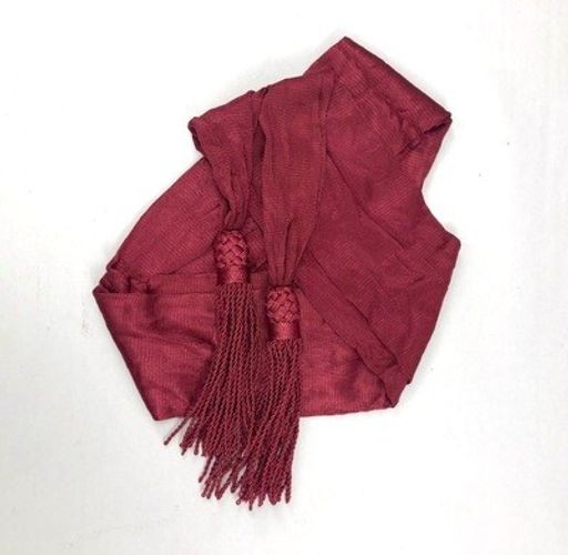 Silk Officer's Sash - Crimson / Wine Color