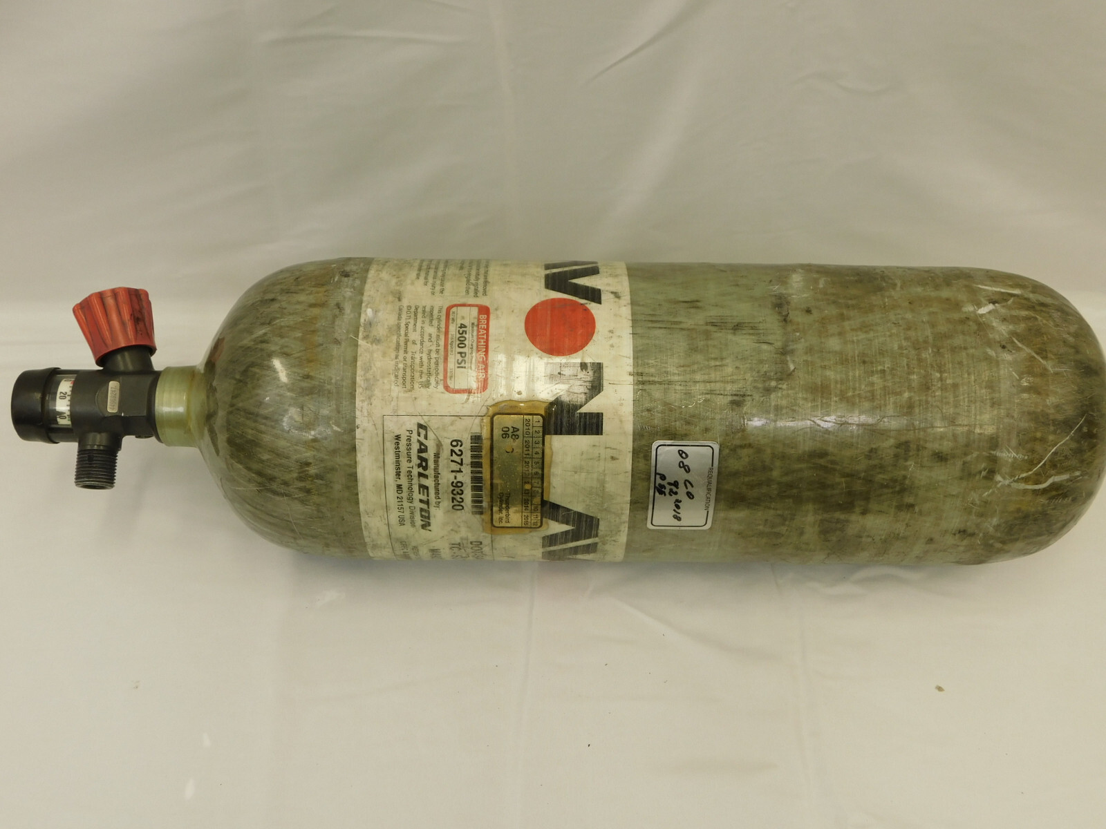 Avon ISI Viking 4500psi 45 min SCBA Airpack bottle only firefighting Hazmat