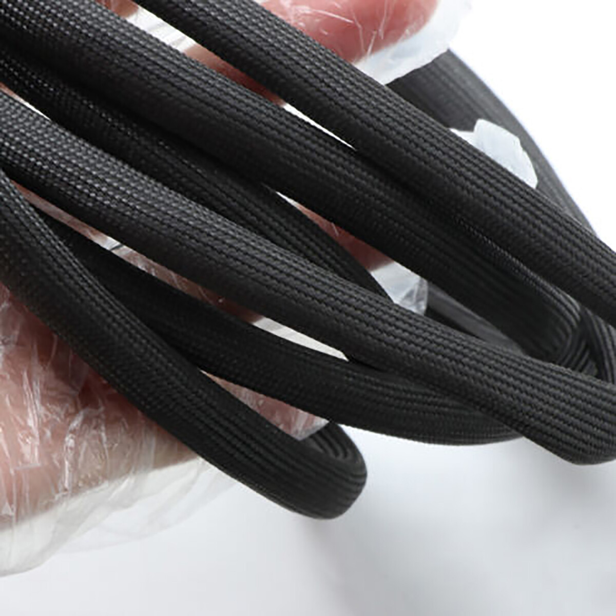 600°C HIGH TEMP Fiberglass Sleeving Cable Wire Insulation Sheath ID 1-30mm Black