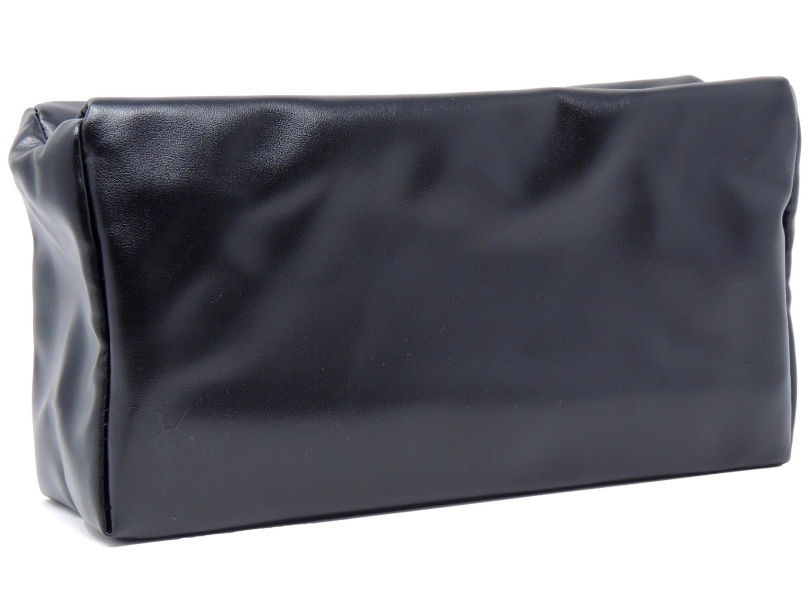 YVES SAINT LAURENT PARFUMS MYSLF BLACK TOILETRY COSMETIC SMALL TRAVEL BAG