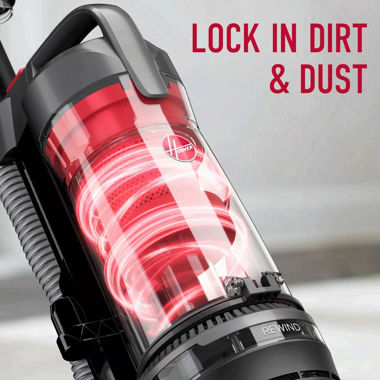 Hoover Rewind Pet Bagless Upright Vacuum Cleaner, Pet Friendly, Automatic Cord