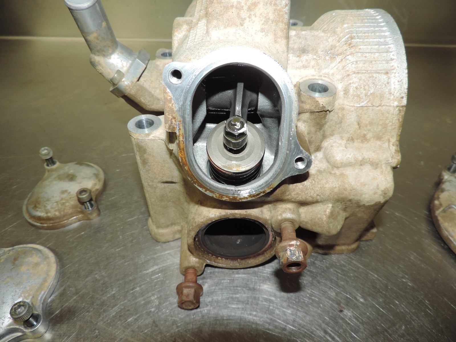 2000 Yamaha Kodiak 400 OEM Cylinder Head & Camshaft RUNNING ENGINE