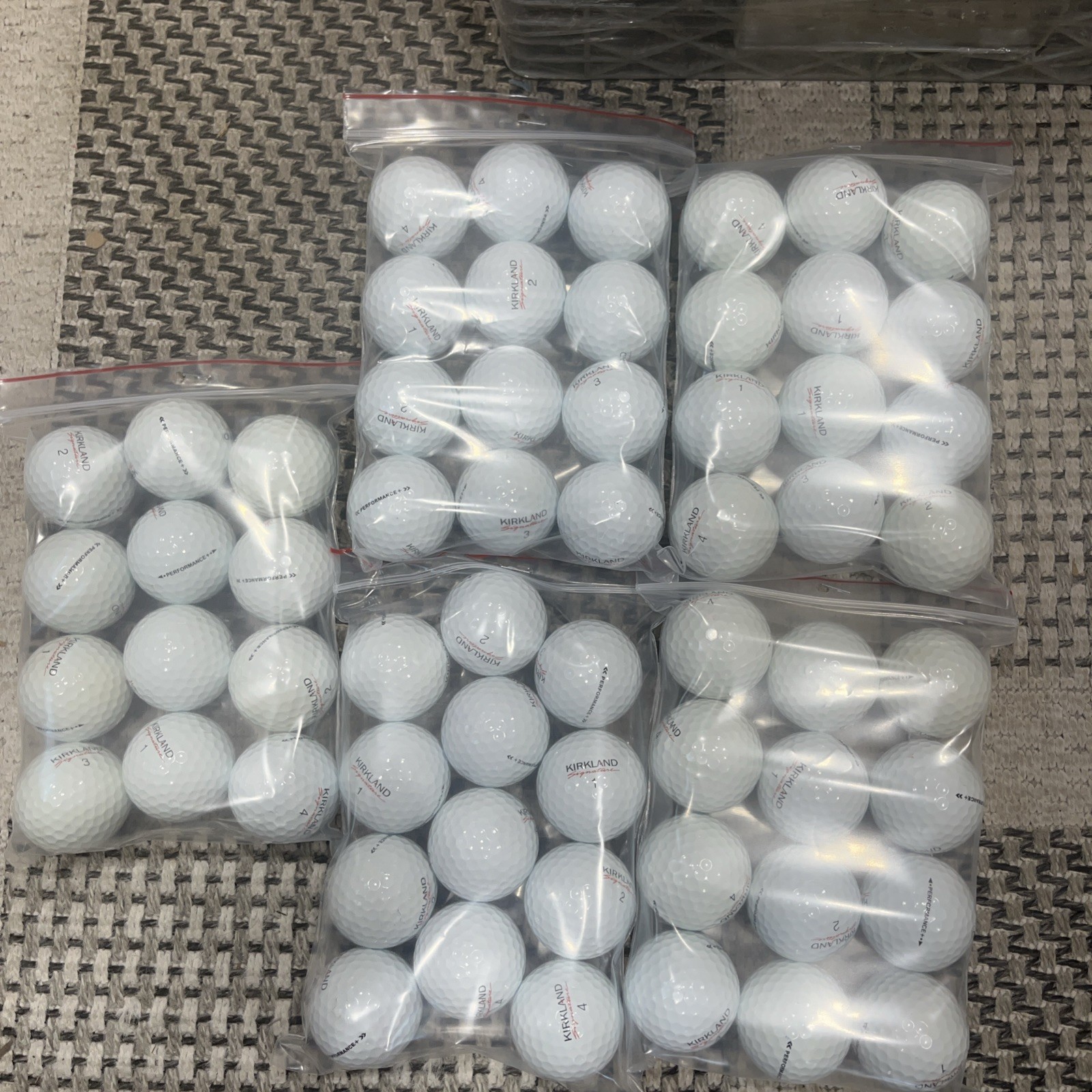 5 DOZEN 5A KIRKLAND PERFORMANCE (MINT) GOLF BALLS