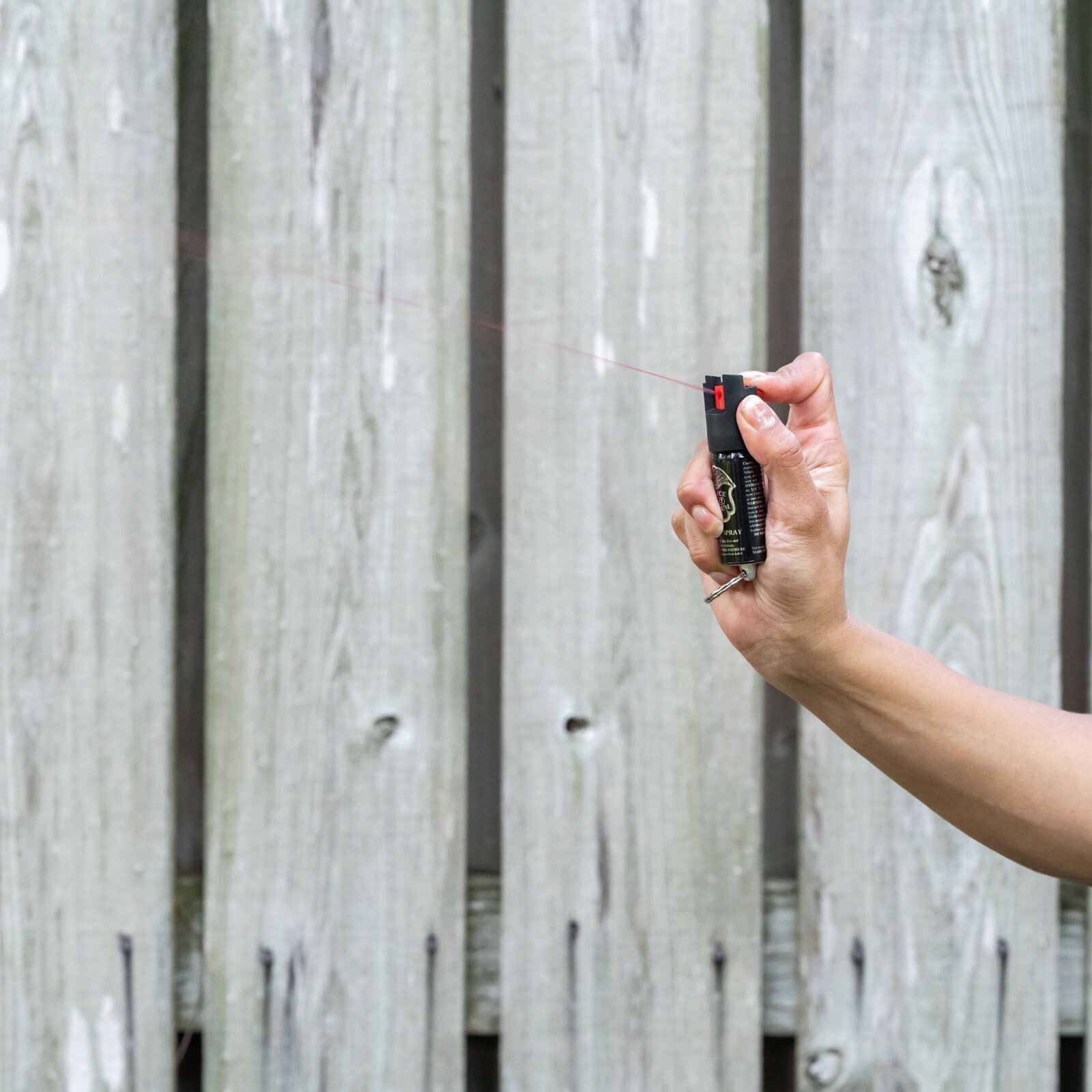 2 Police Magnum pepper spray .50oz keyring keychain defense security protection