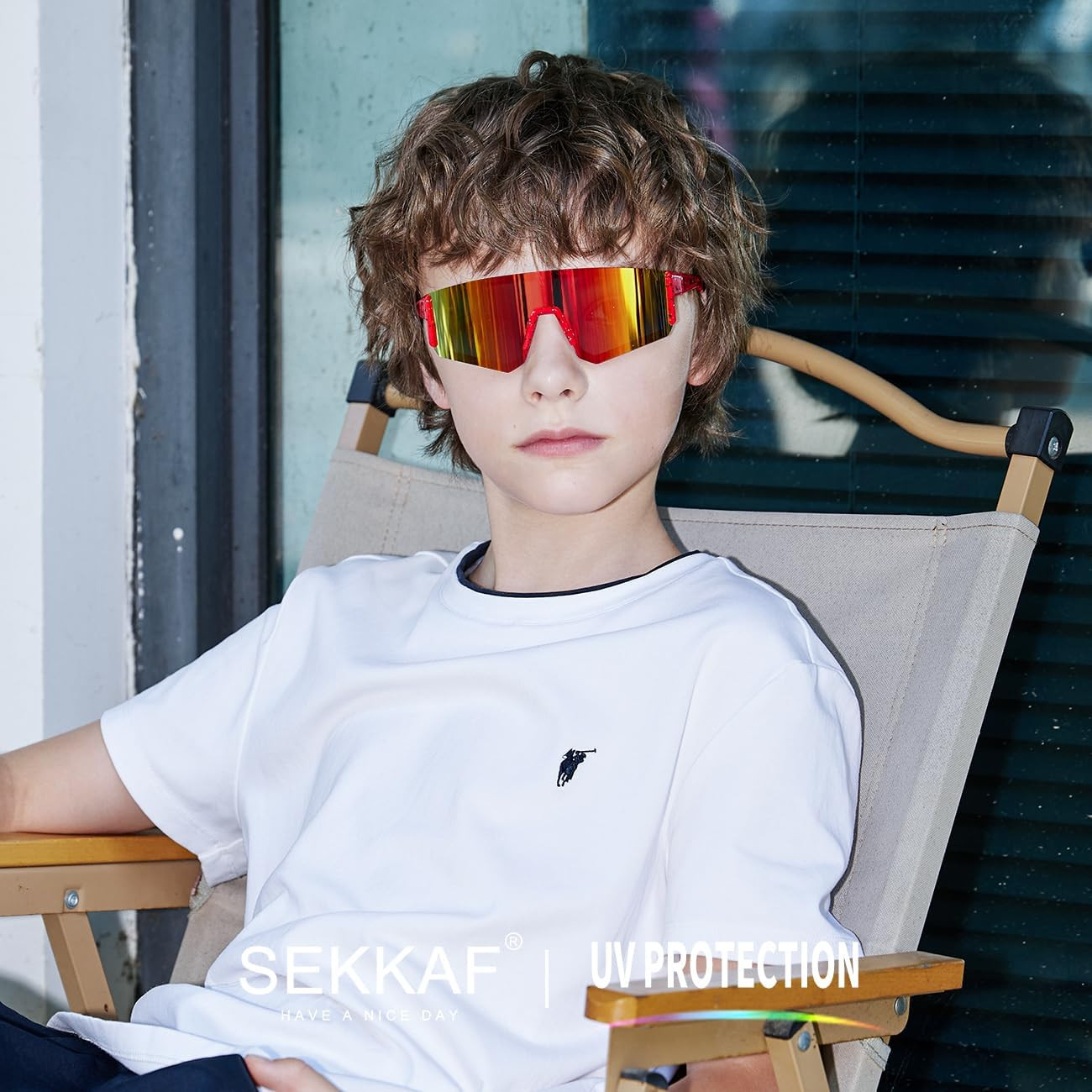 Youth Baseball Sunglasses for Boys Girls Age -12 Softball Cycling Sports Sunglas