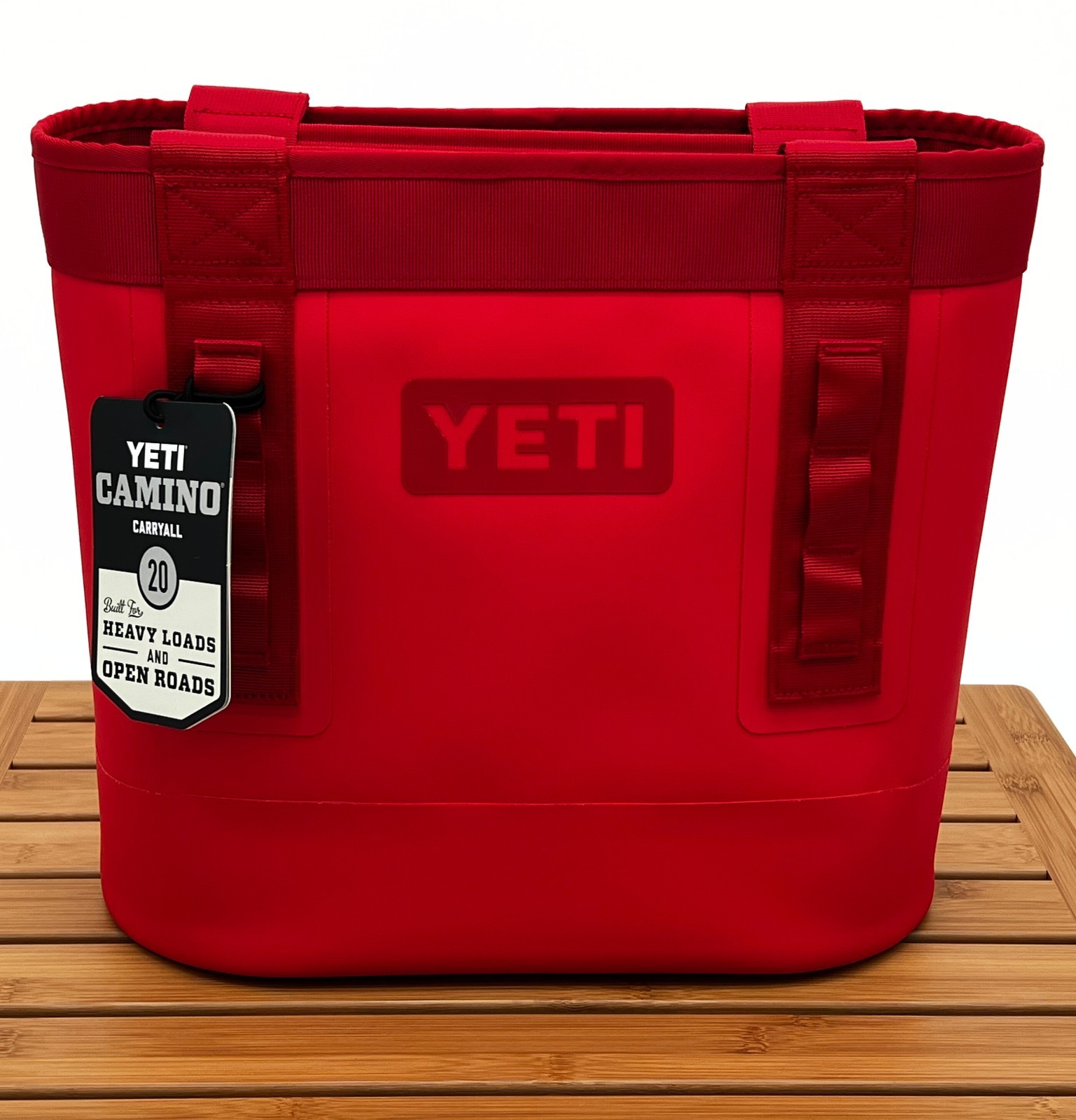 YETI Camino 20 Carryall Tote Rescue Red New with All Tags Quick Ship