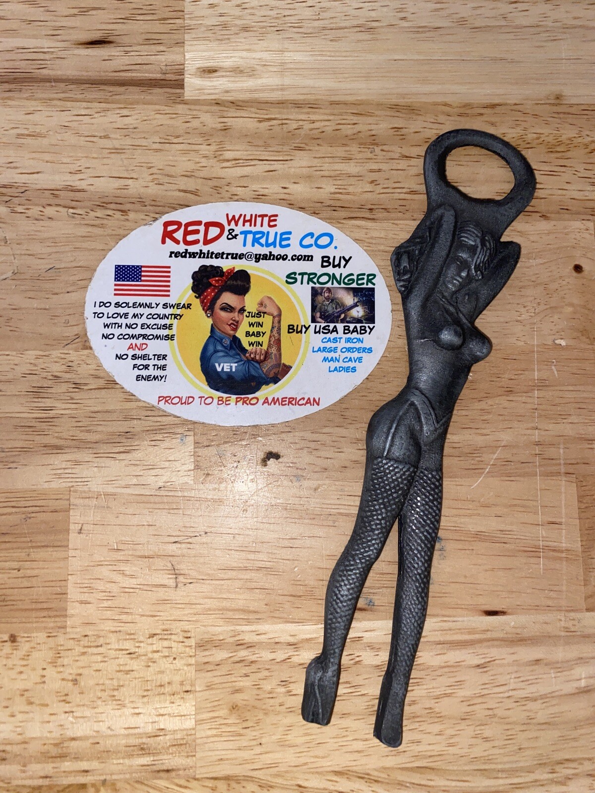 Bachelorette Bottle Opener Nude Stripper Patina Metal Beer Soda Bachelor Exotic