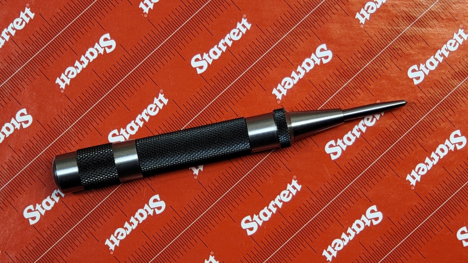 NEW STARRETT 5" AUTOMATIC CENTER PUNCH  # 18A - Made In USA 🇺🇸