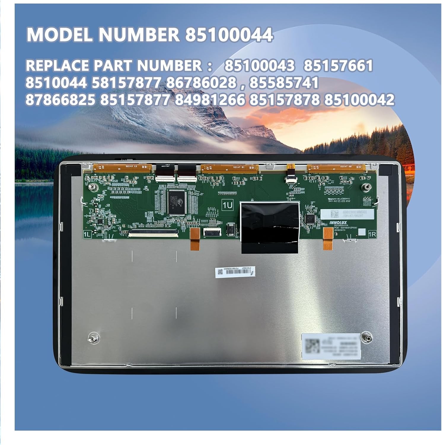 LCD Display 85100044 For Chevy Suburban GMC Yukon XL Headrest Back Seat TV DVD